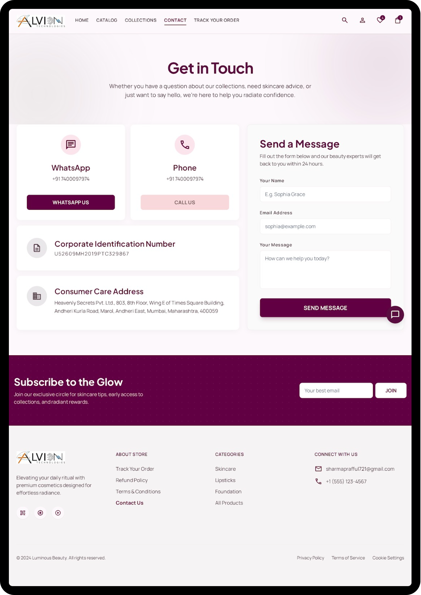 Luxe Beauty Platform Preview 6