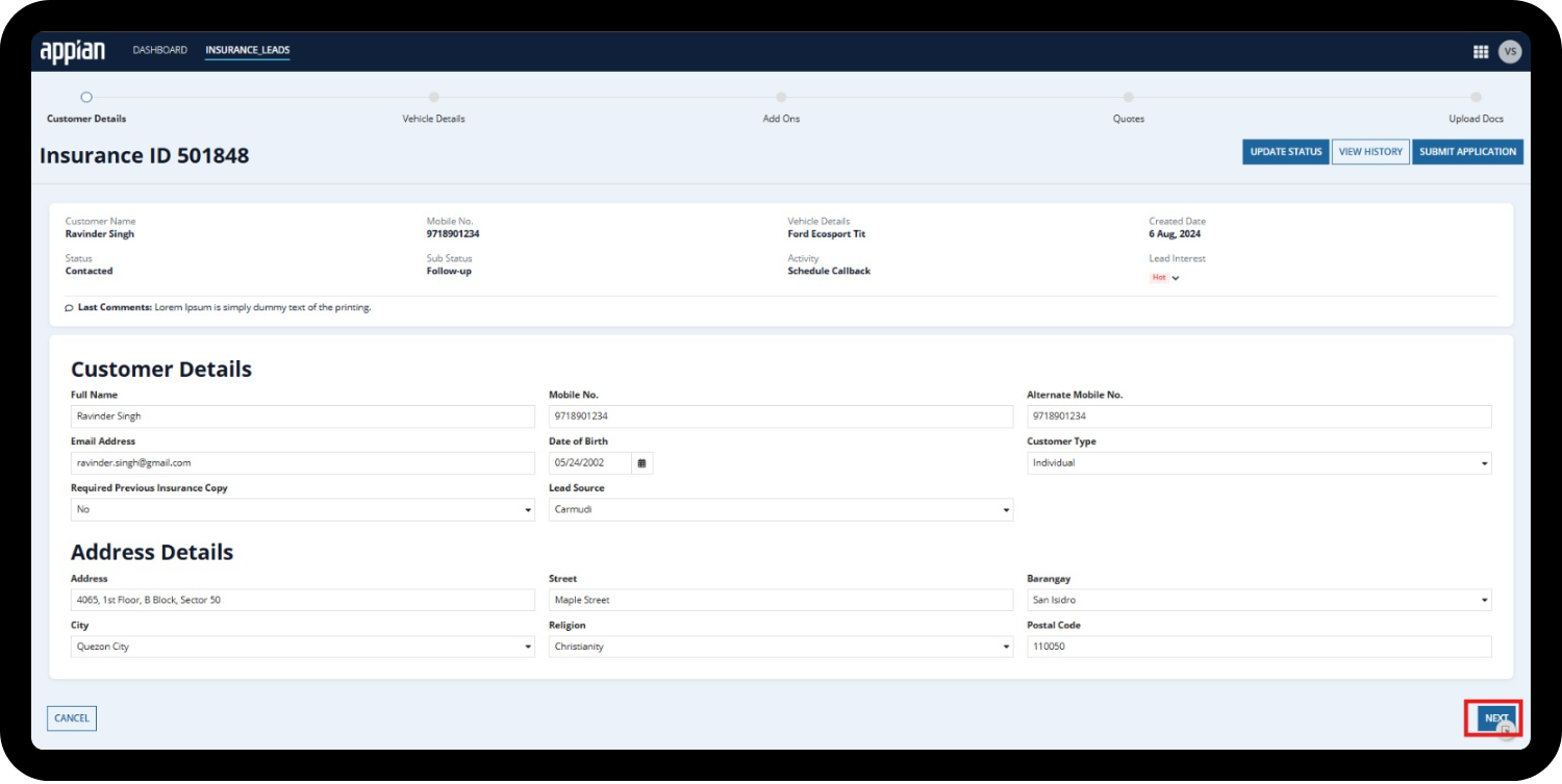 InsurX Platform Preview 3